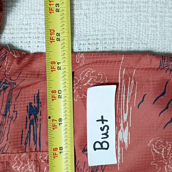 NWT Eddie Bauer Bruschetta Vista Fishing Island Life Button Down Mens Size Med - Picture 7 of 10